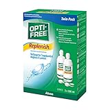 Opti-Free Replenish Kontaktlinsen-Pflegemittel, Vorratspackung 2 x 300 ml