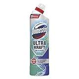 Domestos Ultra Kraft WC Gel Anti-Kalk Reinigungsmittel gegen Kalk, Urinstein und andere Ablagerungen für hygienische Sauberkeit 750 ml 1 Stück