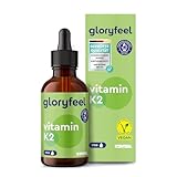 Vitamin K2 Tropfen - 200µg (50ml) MK7 K2VITAL® - All-Trans Gehalt 99,7+% - Vegan, laborgeprüft, ohne Zusätze in Deutschland hergestellt