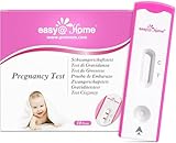 Easy@Home 10 x Schwangerschaftstest Frühtest: Frühe Erkennung mit hoher Empfindlichkeit 10 mIU/ml Schneller und zuverlässiger HCG-Test Kassette für präzise Ergebnisse