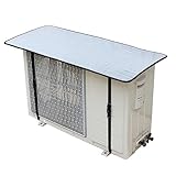 Raxove Dunstabzugshaube für Klimaanlage, Staubabdeckung, Klimaanlage, Fenster, Isolierfolie für Klimaanlage mit Riemen, zentraler Schutz