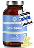 QIDOSHA® Quercetin Kapseln hochdosiert, TESTSIEGER 02/23*, 120 Stk/Glas, 500mg reines Quercetin je Kapsel, Quercetin-Menge durch externes Labor testiert, deutsche Fertigung