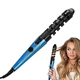 Zceplem Hair Waver Lockenstab, automatischer Lockenwickler - Akku-Crimpeisen aus Keramik, wiederaufladbar,Schnelles Styling-Haareisen-Lockenwickler für Zuhause, Reisen, Salon und Geschäftsreisen