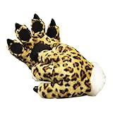Giraffenpfoten-Handschuhe – niedliche Tier-Handkleidung, Cosplay-Zubehör | Warme Giraffen-Plüschhandschuhe für Erwachsene und Erwachsene, ideal für Kostüme, Halloween