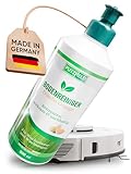 PUTZHELD Wischroboter Reinigungsmittel BIO • Bodenreiniger für Wischroboter und Saugwischer • Dermatologisch getestet 'sehr gut' • Reinigungsmittel für Saugwischer vegan und frei von Tierversuchen