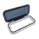 MARCBUSE Anti-wasserdichtes Gehäuse für Marine-Stereo-Systeme, passend für Armaturenbrett ohne Modifikationen, 22,9 cm Länge, Marine-Stereo-Abdeckung