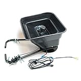 Dema Elektrostreuer 12V für Rasentraktor, Schleuderstreuer, flexibel, kraftvoll, großvolumig für Rasenpflege, Winterdienst, ATV/Quad
