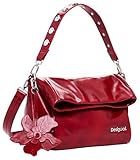 Desigual Reprise Red Valentine Loverty Shoulder Bag Carmine