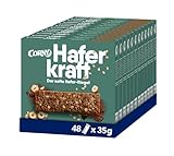 Haferriegel Corny Haferkraft Haselnuss Kakao, Vollkorn, Großpackung 48x35g