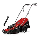 Einhell Elektro-Rasenmäher GC-EM 1600/37 (1.600 W, 37 cm Schnittbreite, bis 700 m², 38 L Fangkorb, zentrale Schnitthöhenverstellung mit 20-60 mm Schnitthöhe, inkl. Ersatzmesser)