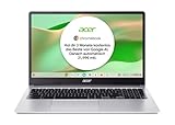 Acer Chromebook 315 (CB315-4H-C6V3) Laptop | 15,6' FHD Display | Intel Celeron N4500 | 8 GB RAM | 128 GB eMMC | Intel UHD Graphics | Google ChromeOS | Silber