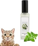 Herbal Cat Joy, Katzenminze-Spray für Katzen, Kräuter-Katzenfreude-Spray, Katzentrainingsspray mit Katzenminze, Katzenkratzspray, transparentes Verhaltensspray für Katzen und Kätzchen, glücklicher