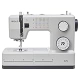 Rold G70 Nähmaschine mit 34 Nähprogramme, Automatisches Knopfloch, 100-Watt-Servomotor, Nadeleinfädler, Edelstahl-Nähplatte