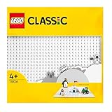 LEGO Classic Weiße Bauplatte, quadratische Grundplatte mit 32x32 Noppen als Basis Sets, Konstruktionsspielzeug 11026