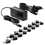 Zolt 65W Universal Laptop Ladegerät Netzteil 15V 16V 18.5V 19V 19.5V 20V AC DC Netzteilkabel für HP Dell Acer Asus Lenovo Toshiba Samsung Sony, 15 DC Steckern