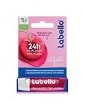 Labello Cherry Shine Lippenpflegestift 4,8 g, farbiger und pflegender Lippenbalsam mit Kirscharoma, feuchtigkeitsspendender Lippenbalsam für 24 Stunden mit natürlichen Inhaltsstoffen