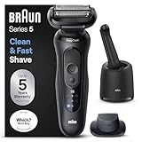 Braun Elektrorasierer für Herren, Serie 5, 52-N7200cc, Schwarz