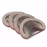 Schleifbänder, 5 Schleifbänder for Polieren von Metall, 100 x 915 mm, Körnung P80, 600, 800, 1000(800)