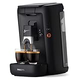 Philips Senseo Maestro Coffee Machine with Water Tank of 1.2 L, Intensity Selection and Memo Function, Green Product, Colour: Black, (CSA260/61)