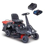 Scheppach Benzin Rasentraktor Aufsitzmäher MR225-61 | 6PS | E-Start | Schnittbreite 61cm | Schnitthöhe 35-75mm | 150L Fangbox | 4xVor- / 1xRückwärtsgang | Rasenmäher Aufsitzrasenmäher