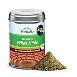 Herbaria Wilde Hilde bio 100g M-Dose- fertige Bio-Gewürzmischung - Salatgewürz für ausgefeilte Salate - mit erlesenen Zutaten - in nachhaltiger Aromaschutz-Dose
