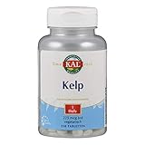 KAL Kelp 225 mcg Jod | 250 Tabletten | veganes Nahrungsergänzungsmittel | Supplement hochdosiert | gentechnikfrei | Kelp Kapseln | natürliche Jod Tabletten | Braunalgen | laborgeprüft | Kelpalge