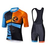 UGLY FROG Herren Pro Trisuit Kurzarm Triathlonanzug für Ironman-Rennen und Triathlon-Wettkämpfe - Hochwertiger Triathlon-Anzug für Herren L