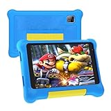 HotLight Kinder Tablet 7 Zoll, Tablet für Kinder mit Android 12, 2GB RAM+32GB ROM+128GB Erweiterbar, Wi-Fi, Bluetooth, Type-C, Kids Tablet mit Quad Core Blau