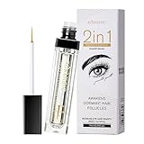 7ml Wimpernserum Ohne Hormone, Wimpernwachstumsserum,Wimpernpflege-Produkt,Pinselapplikator,Wimpernpflege,Für lange und dichte wimpern und schöne Augenbrauen