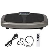 Panana Vibrationsplatten-Trainingsgerät Körper-Vibrationsplattform Ganzkörper-Workout Vibrations-Fitnessgerät für zu Hause Gewichtsverlust