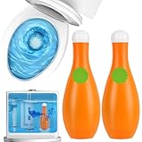 WC Reiniger, 2025 Neu Automatische Langlebige WC Tank Reinigung System Reiniger, WC Schüssel Reiniger Gel Freshener in Flasche Frische Duft für Frische und Sauberkeit (2)