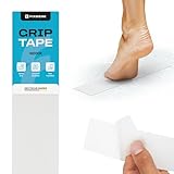FIXWERK Antirutsch Klebeband | Indoor Grip Tape | selbstklebend | rutschfest | transparent | 5cm x 30cm | 10 Klebesticker für Badewanne, Dusche, Fliesen