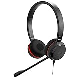 Jabra Evolve 65 SE Schnurloses Stereo-Headset - Bluetooth-Headset mit Mikrofon mit Geräuschunterdrückung, langlebigem Akku und dualer Konnektivität - Für MS Teams zertifiziert - Schwarz