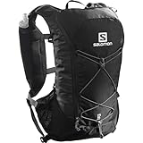 Salomon Agile 12 Unisex Hydrationsweste Trail running Wandern MTB, Dynamischer Tragekomfort, Schneller Zugriff, Vielseitig einsetzbar, Schwarz