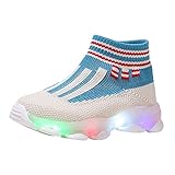 Generisch Jungen Mädchen Mesh Turnschuhe Shine Blinky Hallenschuhe Kinder Walkingschuhe Für Sportschuhe Kinderschuhe Atmungsaktiv Laufschuhe rutschfeste Sneaker