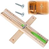Sanduhr Sauna Zubehör,Sanduhr Sauna,Sauna Sanduhr Zubehör,Wandmontage Umweltfreundlich Sauna Sanduhr + 2 Edelstahl Schrauben,360° Drehbare Sauna Uhr Holz (15 Minuten)