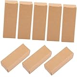 HEATSHAKING 50Stücke Kraftpapier Lippenstift Geschenkboxen Handgefertigte Verpackungsboxen für Kosmetik Aufbewahrungslösungen für Geschenkverpackungen DIY