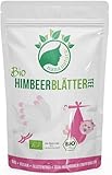 NanaNatura's BIO Himbeerblättertee | Schwangerschaftstee Kräutertee Hebammen-Rezeptur Geburtsvorbereitung | natürlich & zuckerfrei | 85g