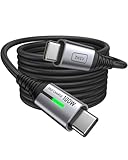 INIU USB C Kabel, 100W [2m] PD3.0 Schnellladekabel USB C auf USB C, Nylon Geflochten Ladekabel USB-C Ladegerät für iPhone 16 15 Pro Samsung Galaxy S23 S22 S21 Pixel 7 iPad Pro MacBook Air Tablets usw.