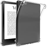 TQQ Hülle für 6,8 Zoll Amazon Kindle (11. Generation 2021)& Paperwhite mit Signature Edition, Ultraweiche, Flexible, Transparente TPU-Haut-Schutz Case für Kindle Paperwhite 2023