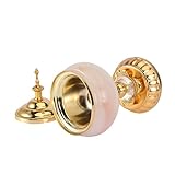 IMIKEYA 1Stk Räuchergefäß graceling Gracy Gold Kegel Räucherstäbchenhalter Auto-Dekor Aromazerstäuber duftstäbchen Weihrauchhalter Aromatherapieofen Schreibtisch Diffusor Salbei Holzkohle