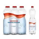 by Amazon Natürliches Mineralwasser mit Kohlensäure, 6x1.5L