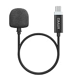 Cubilux USB-C-Schwanenhalsmikrofon, Typ-C-Boom-Mikrofon, kompatibel mit MacBook Pro/Air, iPad Pro 13/12.9/11, iPad Air 13/5th/4th, Samsung S25/S24/S23, Tab S10/S8/S7, Pixel 9/8/7/6 Pro, Laptop, 1 FT