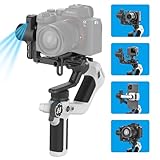 Feiyu SCORP Mini 2 [Offiziell] All-in-1 Stabilisator Gimbal für spiegellose Kameras/GoPro/Smartphones, tragbares 3-Achsen-Gimbal mit AI-Tracking, Touchscreen und integriertem Griff