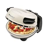 G3Ferrari elektrischer Pizzaofen Napoletana Icy Cream - limited Edition, G1003217, bis 400 Grad mit Pizzastein – inkl. 2-ten Stein/Pizza und Fladen uvm. in 3 Minuten/auch für Tisch und Garten