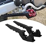BIUGERCN Fußraste Motorrad Vorne Sozius Fußrasten Motorrad Beifahrerfußrasten Fußstützen Universal für EXC XC FE WR CRF RMZ Surron Light Bee X/S Talaria X3 X4 Dirt Pit Bike