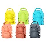 Schneeball-Modellierer – 6 Stück lustige Form – Schneespielzeug im Freien, für Winterspiele Aktivitäten Spaß Bau Strand Weihnachten Familie Garten Sand