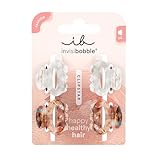 invisibobble CLIPSTAR Petit Bijoux S Hair Clips Set | 4 elegante Haarklammern in neutralen Farben | Sanfter Halt mit HairLoveTech | Stil & Pflege für gesundes Haar