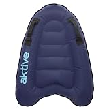AKTIVE Beach Aufblasbares Bodyboard, 50 x 70 cm, mit verstärkten Griffen, für Kinder und Erwachsene, leichtes und Robustes Design, für Strand oder Pool (62380)