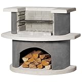 Buschbeck Grillbar 'Kopenhagen', weiß/grau, Höhe ca. 93 cm